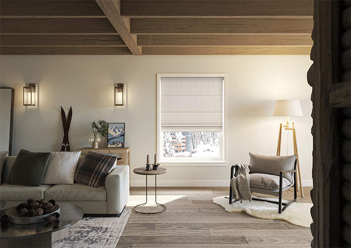 Dew Drop, Metallic Taupe - Twist&Fit Roman Blind - Image 8